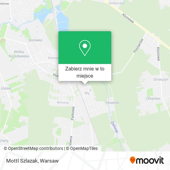 Mapa Mottl Szlazak