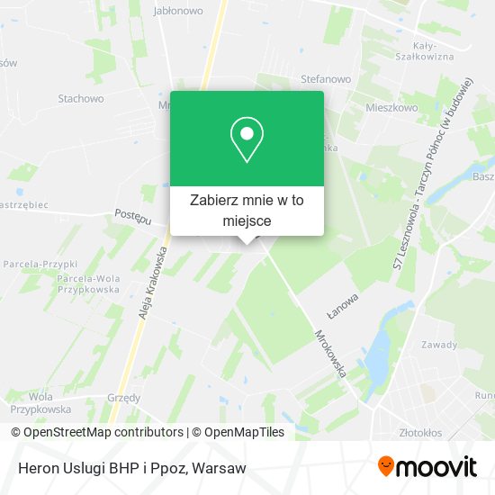 Mapa Heron Uslugi BHP i Ppoz