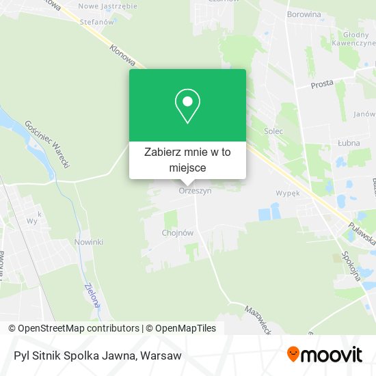 Mapa Pyl Sitnik Spolka Jawna