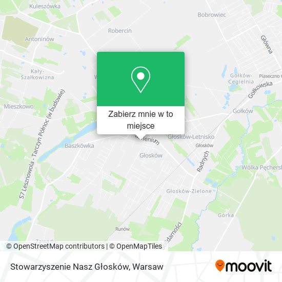 Mapa Stowarzyszenie Nasz Głosków