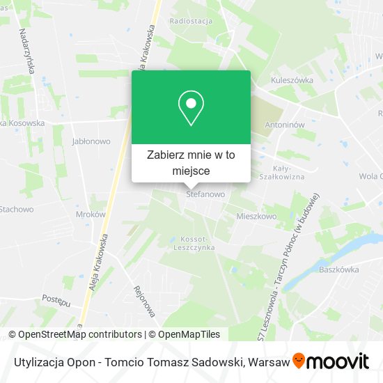 Mapa Utylizacja Opon - Tomcio Tomasz Sadowski