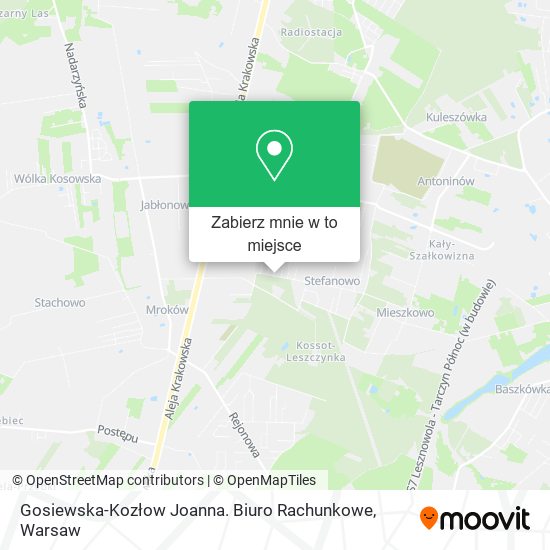 Mapa Gosiewska-Kozłow Joanna. Biuro Rachunkowe