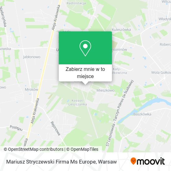 Mapa Mariusz Stryczewski Firma Ms Europe