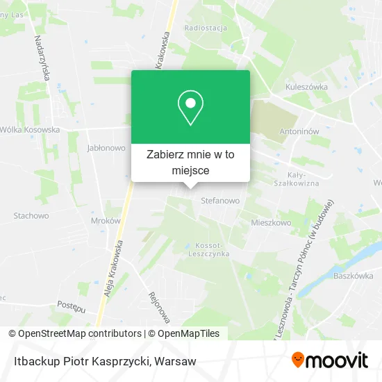 Mapa Itbackup Piotr Kasprzycki