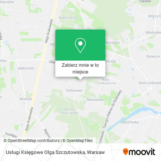 Mapa Usługi Księgowe Olga Szczutowska