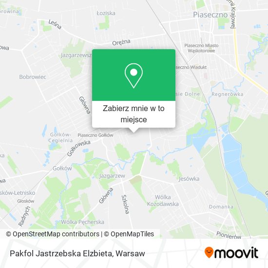 Mapa Pakfol Jastrzebska Elzbieta