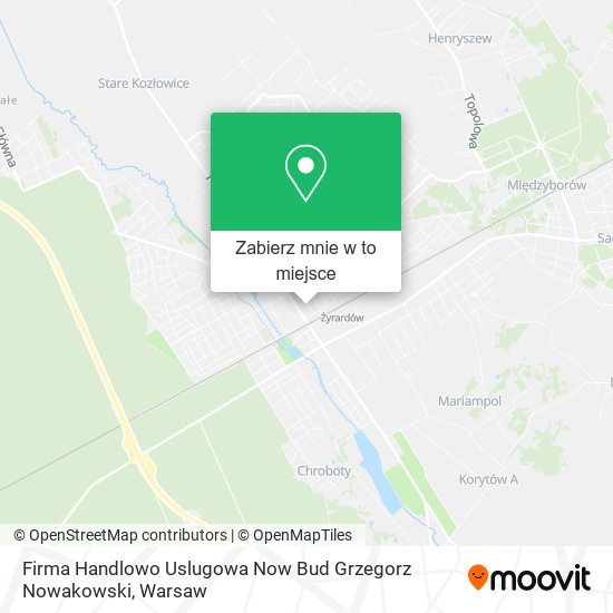 Mapa Firma Handlowo Uslugowa Now Bud Grzegorz Nowakowski