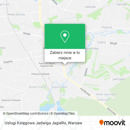 Mapa Usługi Księgowe Jadwiga Jagiełło