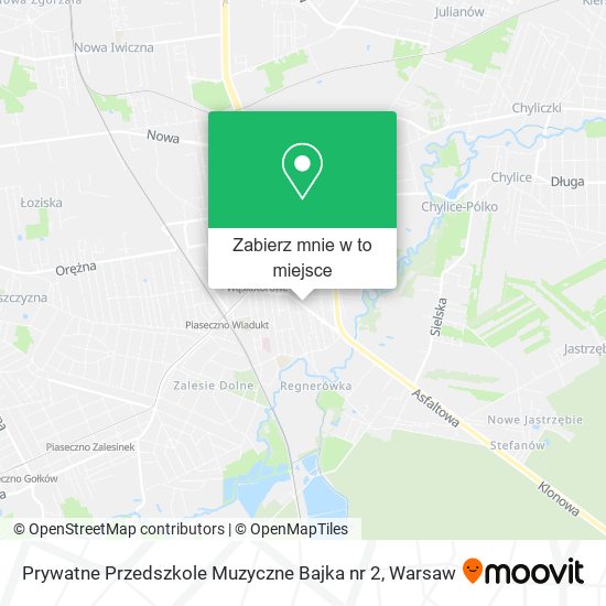 Mapa Prywatne Przedszkole Muzyczne Bajka nr 2