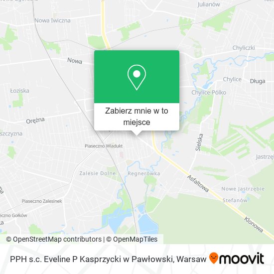 Mapa PPH s.c. Eveline P Kasprzycki w Pawłowski