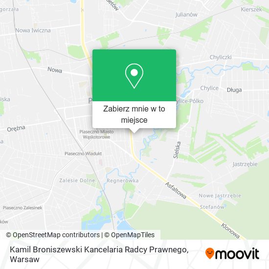 Mapa Kamil Broniszewski Kancelaria Radcy Prawnego