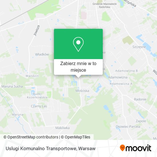 Mapa Uslugi Komunalno Transportowe