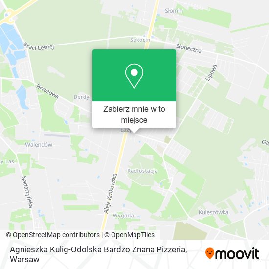 Mapa Agnieszka Kulig-Odolska Bardzo Znana Pizzeria