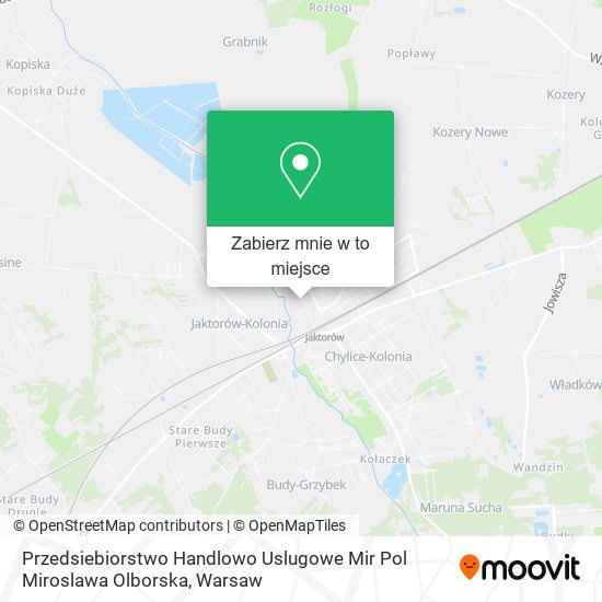 Mapa Przedsiebiorstwo Handlowo Uslugowe Mir Pol Miroslawa Olborska