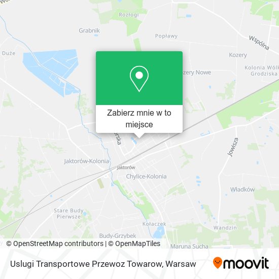 Mapa Uslugi Transportowe Przewoz Towarow