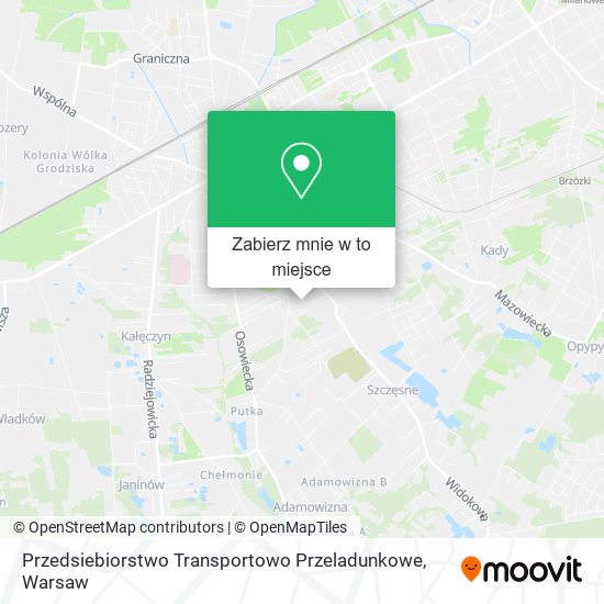 Mapa Przedsiebiorstwo Transportowo Przeladunkowe