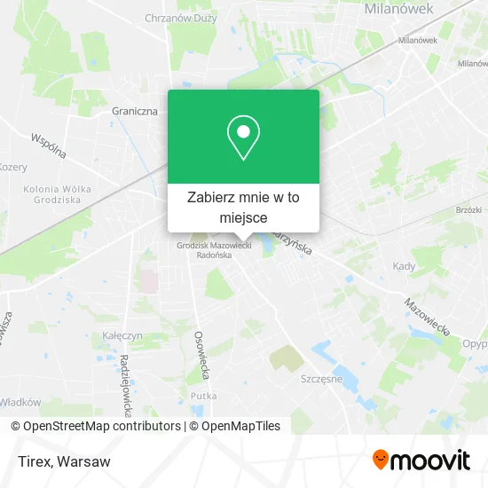 Mapa Tirex