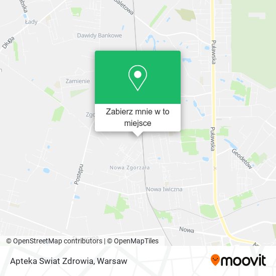 Mapa Apteka Swiat Zdrowia