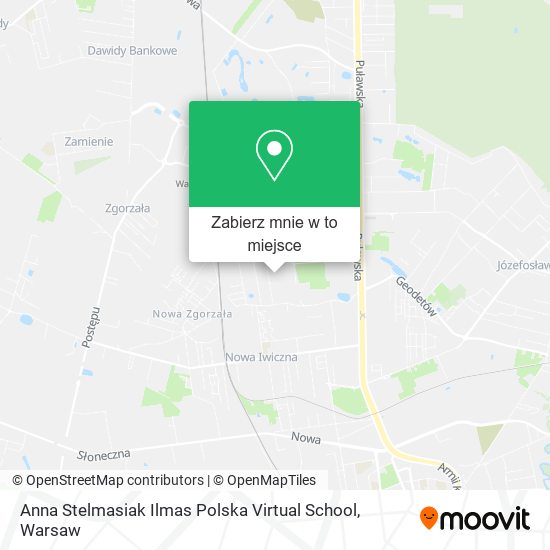 Mapa Anna Stelmasiak Ilmas Polska Virtual School