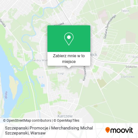 Mapa Szczepanski Promocje i Merchandising Michal Szczepanski