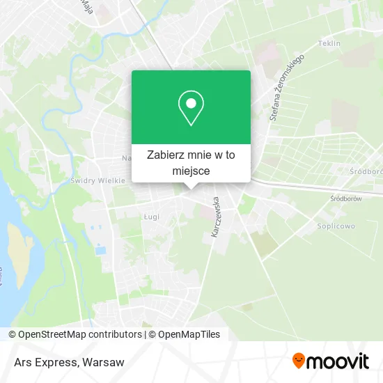 Mapa Ars Express