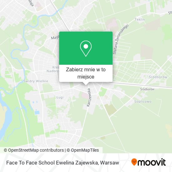 Mapa Face To Face School Ewelina Zajewska