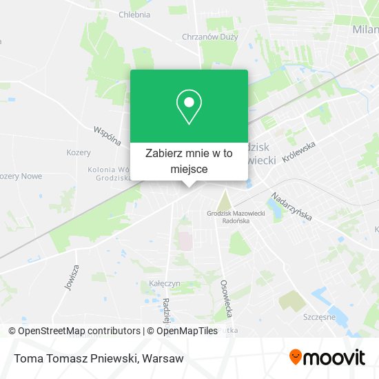 Mapa Toma Tomasz Pniewski