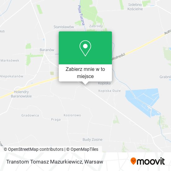 Mapa Transtom Tomasz Mazurkiewicz