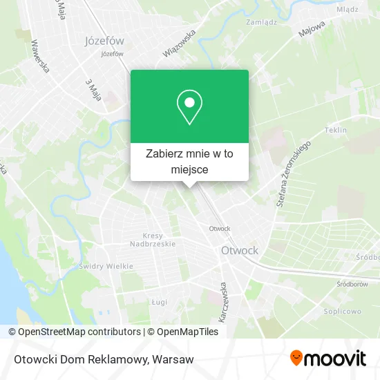Mapa Otowcki Dom Reklamowy