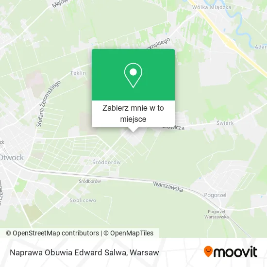 Mapa Naprawa Obuwia Edward Salwa