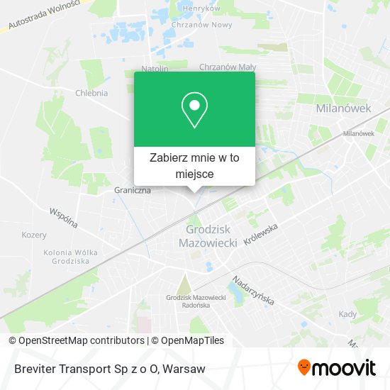 Mapa Breviter Transport Sp z o O