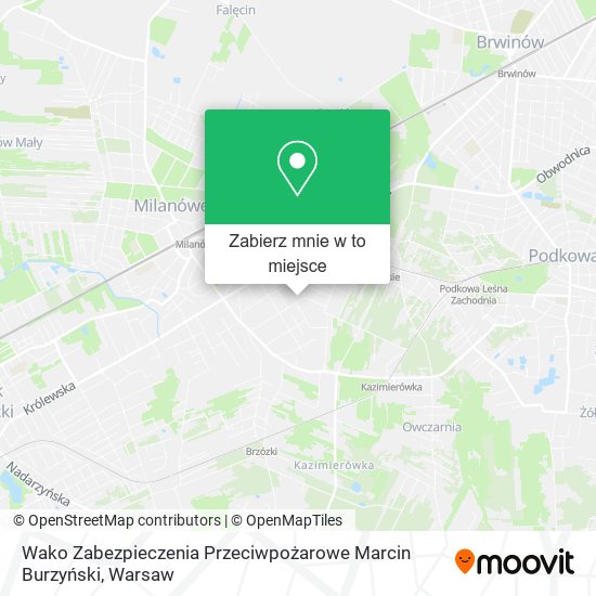 Mapa Wako Zabezpieczenia Przeciwpożarowe Marcin Burzyński