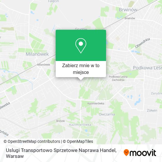 Mapa Uslugi Transportowo Sprzetowe Naprawa Handel