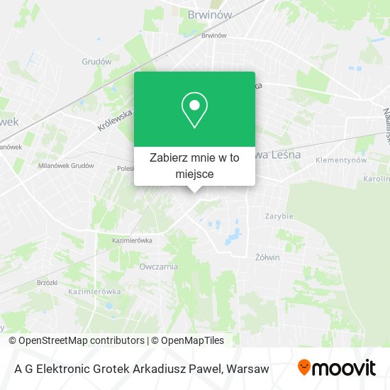 Mapa A G Elektronic Grotek Arkadiusz Pawel