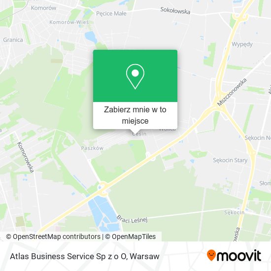 Mapa Atlas Business Service Sp z o O