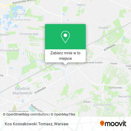 Mapa Kos Kossakowski Tomasz