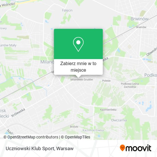 Mapa Uczniowski Klub Sport