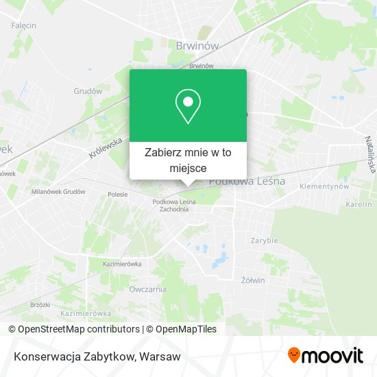 Mapa Konserwacja Zabytkow