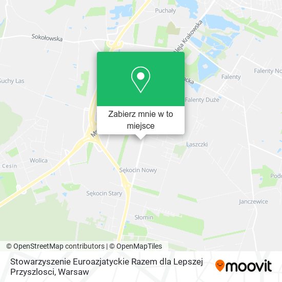 Mapa Stowarzyszenie Euroazjatyckie Razem dla Lepszej Przyszlosci