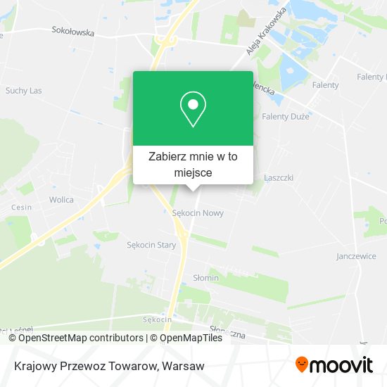 Mapa Krajowy Przewoz Towarow