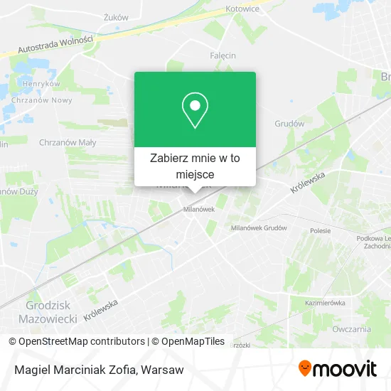 Mapa Magiel Marciniak Zofia
