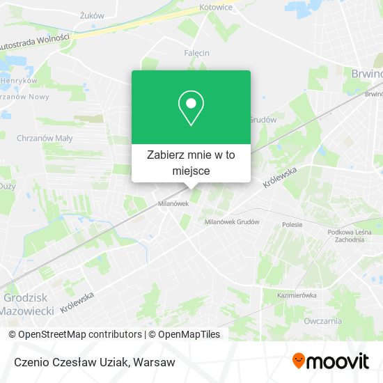 Mapa Czenio Czesław Uziak