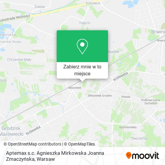 Mapa Aptemax s.c. Agnieszka Mirkowska Joanna Zmaczyńska