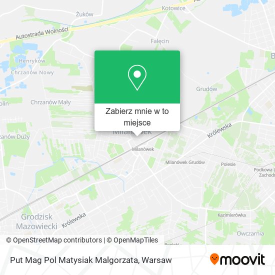 Mapa Put Mag Pol Matysiak Malgorzata