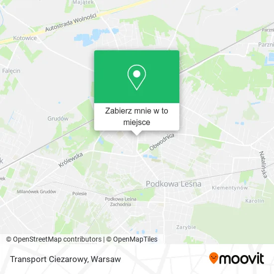 Mapa Transport Ciezarowy