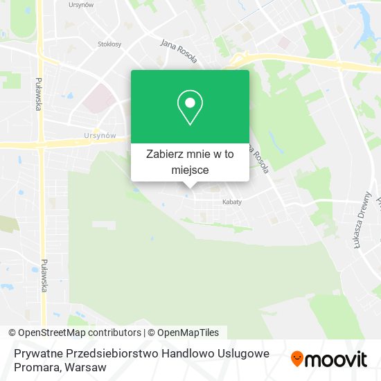 Mapa Prywatne Przedsiebiorstwo Handlowo Uslugowe Promara