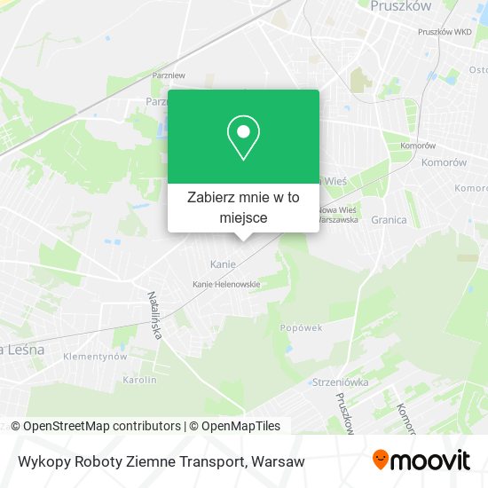 Mapa Wykopy Roboty Ziemne Transport