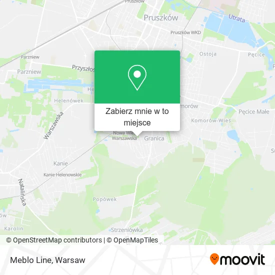 Mapa Meblo Line