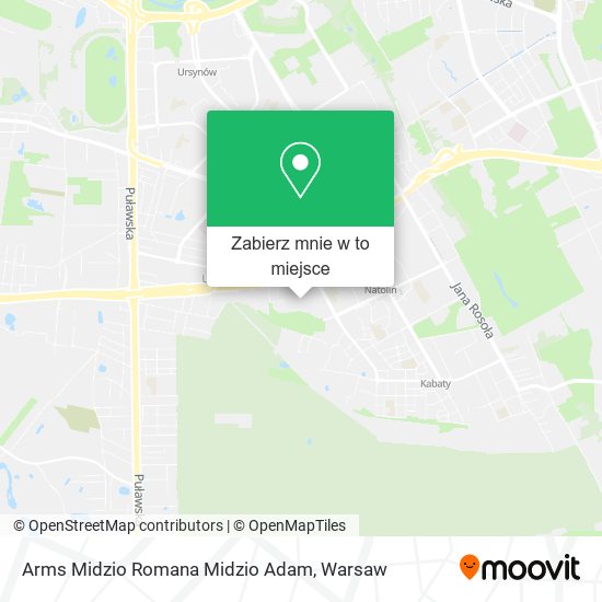 Mapa Arms Midzio Romana Midzio Adam