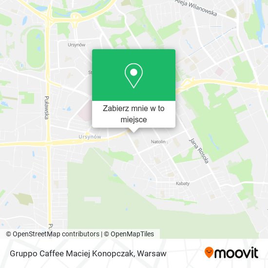 Mapa Gruppo Caffee Maciej Konopczak